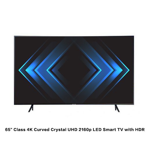 Store Closing Sale 65" Class 4K Curved Crystal UHD 2160p LED Smart TV with HDR