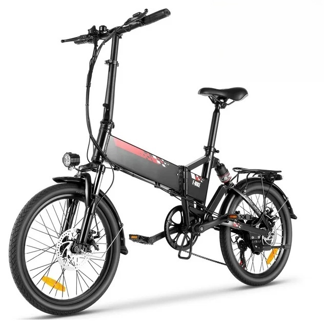 Gocio 500W Folding Electric Bike, 20'' Electric Commuter Bike, Aluminum Alloy Lightweight Electric Bicycle, Ebike Built-in 48V 7.8Ah Removable Lithium-Ion Battery, Urban Electric Bikes for Adults